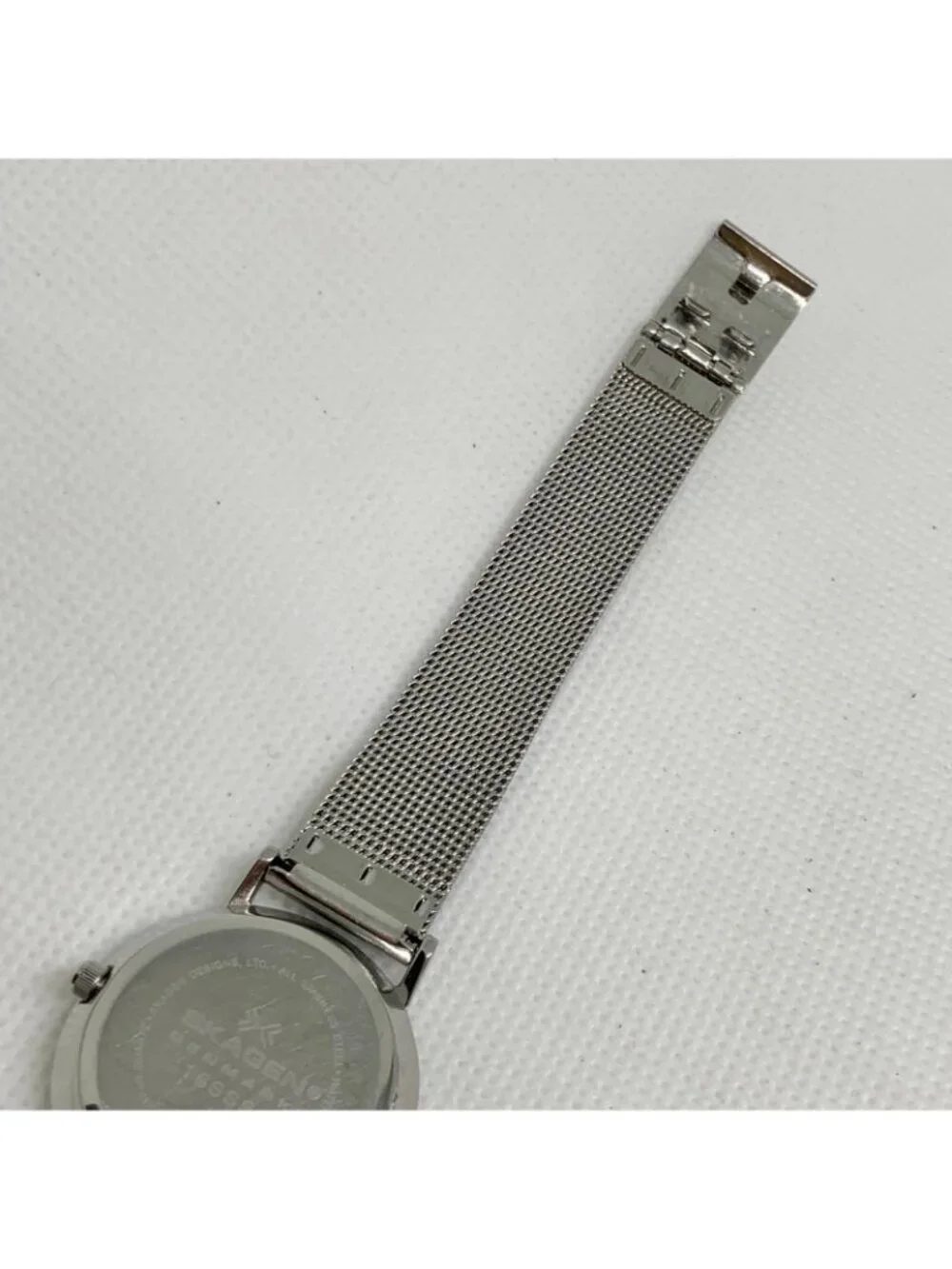 Skagen women’s watch date all stainless steel 28mm quartz mesh band running